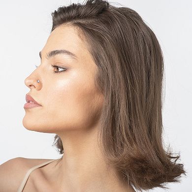 Lila Moon Diamond Accent L-Shape Nose Stud