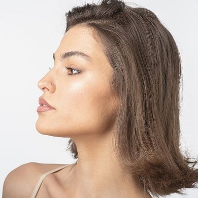 Lila Moon 14k Gold Lab-Grown Diamond Accent L-Shape Nose Stud