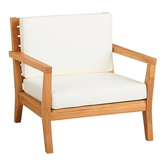 Linon Carenen Outdoor Arm Chair & Cushions
