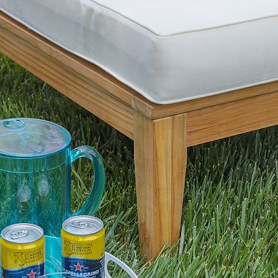 Linon Fontana Outdoor Armless Chair