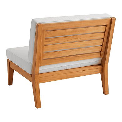 Linon Fontana Outdoor Armless Chair