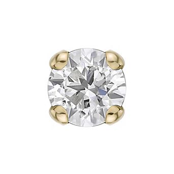 Lila Moon 14k Gold Lab Grown Diamond Accent Straight Nose Ring