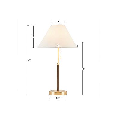 INK+IVY Bromley Two-Tone Table Lamp