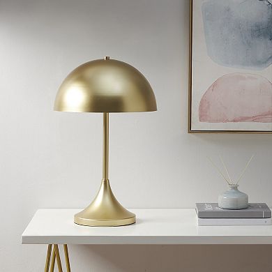 INK+IVY Bryson Dome-Shaped 2-Light Metal Table Lamp