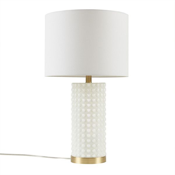 INK+IVY Grace Ivy Textured Dot Table Lamp