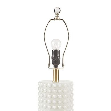 INK+IVY Grace Ivy Textured Dot Table Lamp