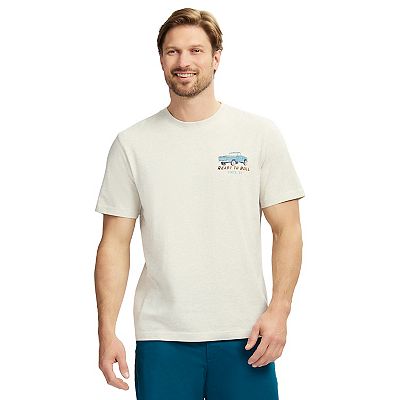 Izod Saltwater Men's Soft Wash Short Sleeve Graphic Tee