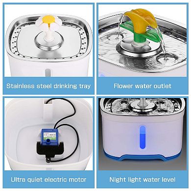 Pet Water Dispenser with LED Light