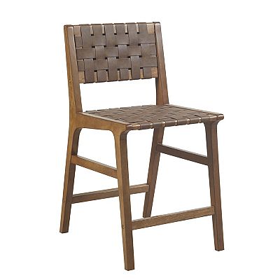 本革スツール～Woven leather stool～ WOVEN LEATHER STOOL