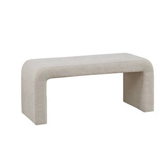 INK+IVY Steve Boucle Waterfall Bench