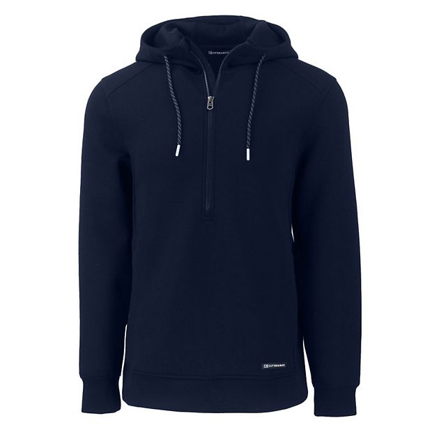 Cutter Buck Roam Eco Half Zip Recycled Mens Pullover Hoodie