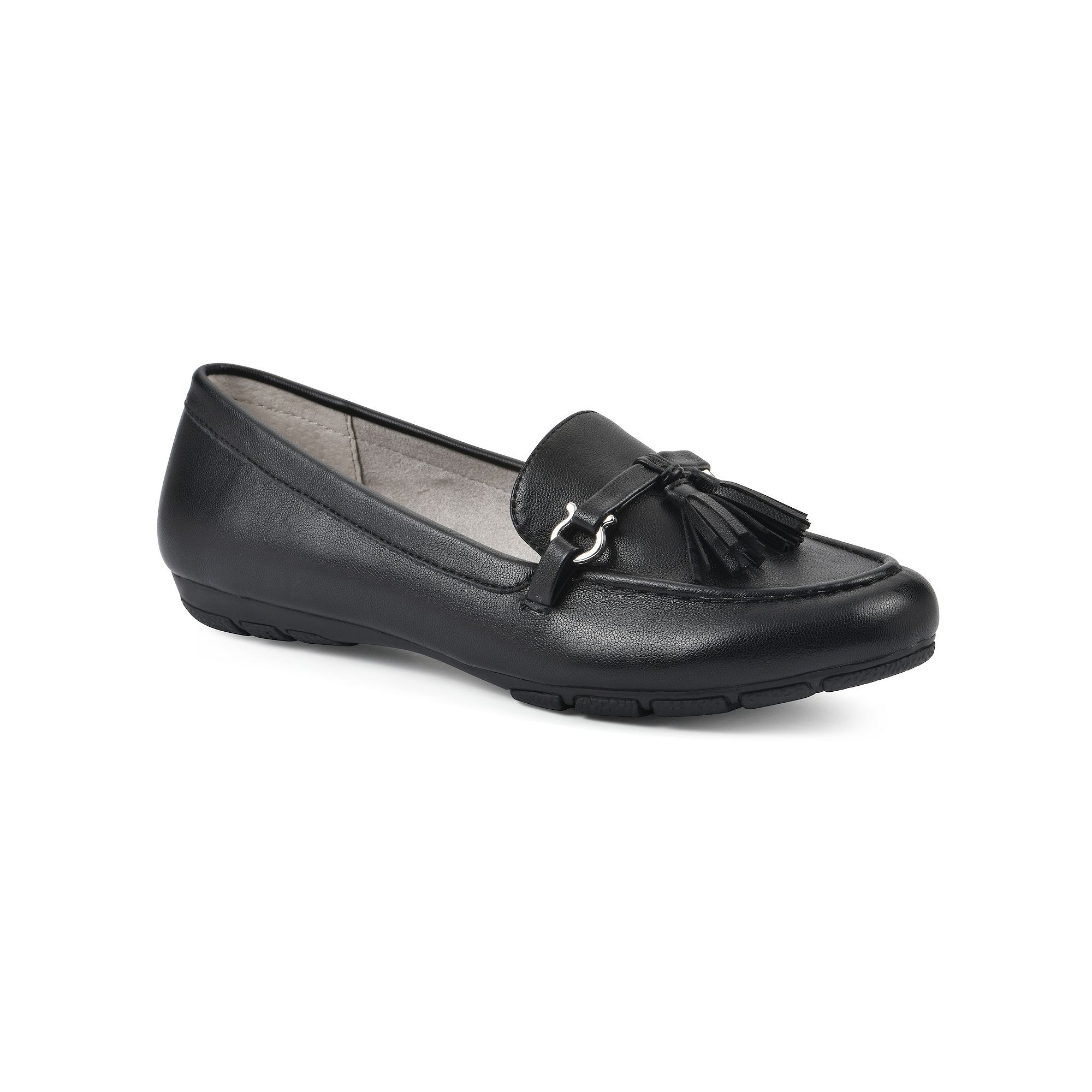 Cliffs By White Mountain Gush Womens Flats, Size: 6, Black Smo