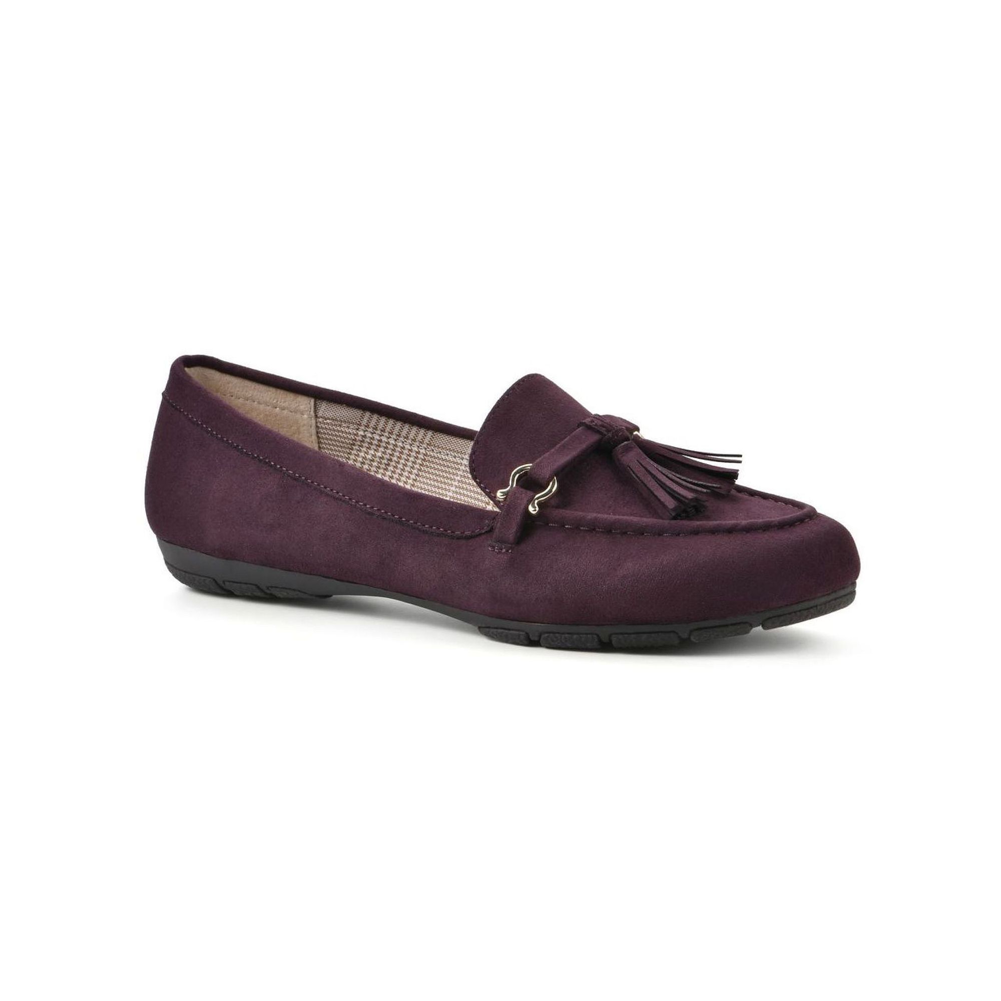 Cliffs By White Mountain Gush Womens Flats, Size: 8.5 Wide, Orchid Suedett