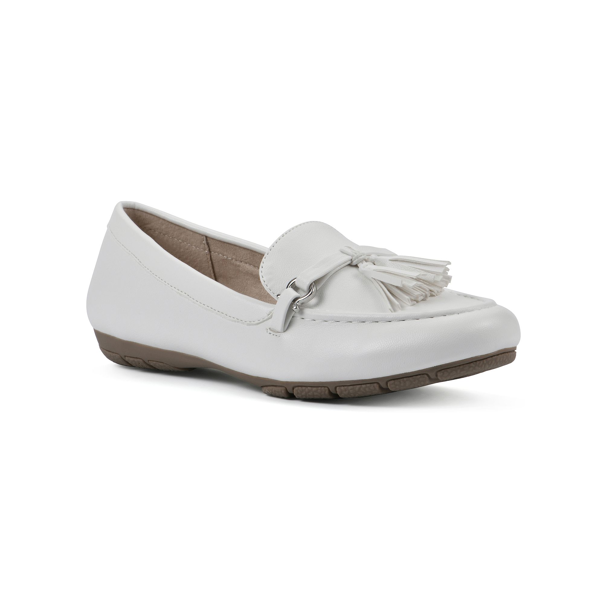 Cliffs By White Mountain Gush Womens Flats, Size: 6, White Smo