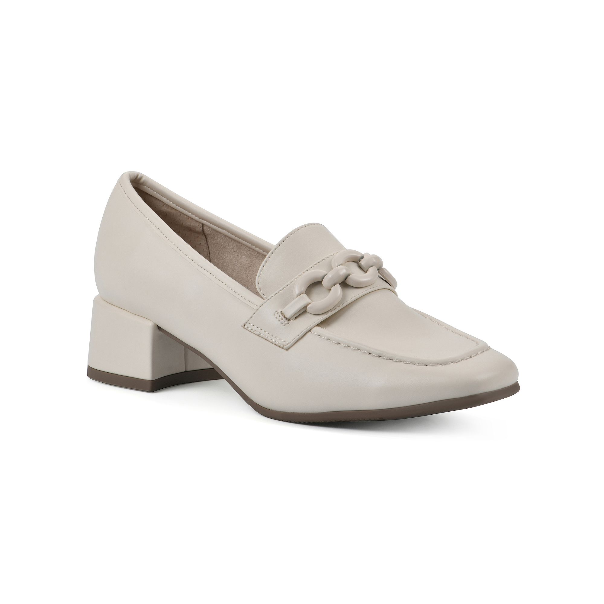 Womens Cliffs by White Mountain Quinbee Womens Heeled Loafers, Size: 8, I
