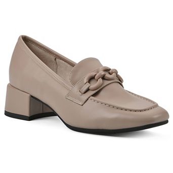 Women's Cliffs by White Mountain Quinbee Women's Heeled Loafers