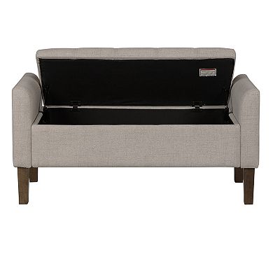 510 Design Blaire Flip-top Upholstered Storage Ottoman