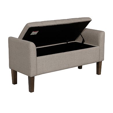 510 Design Blaire Flip-top Upholstered Storage Ottoman