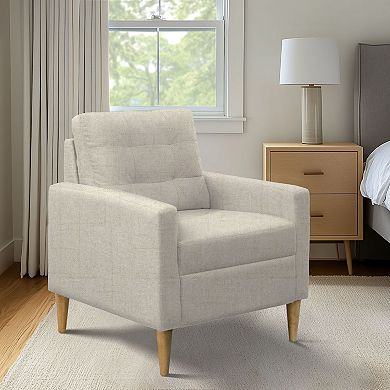 510 Design Dani Tufted Back Arm Accent Chair