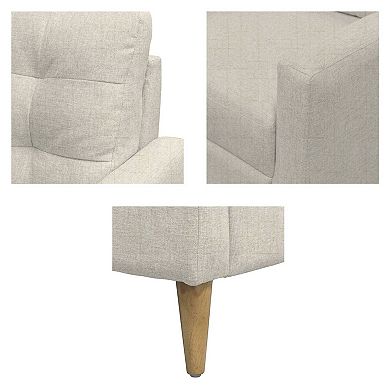 510 Design Dani Tufted Back Arm Accent Chair