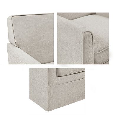 510 Design Paula Slipcover Arm Accent Chair