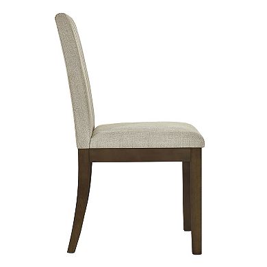 510 Design Everly Upholstered Channel-Back Dining Chair Set of 2