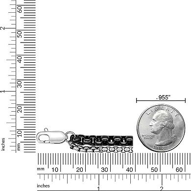 Men's LYNX Stainless Steel Layered Chain Necklace