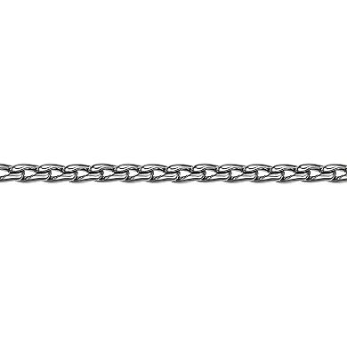 Men's LYNX Stainless Steel Fancy Curb Chain Necklace