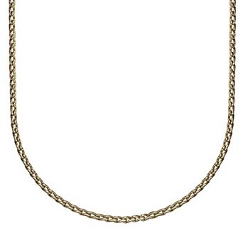 Men's LYNX Stainless Steel Fancy Curb Chain Necklace