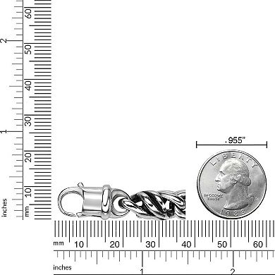 Men's LYNX Black Ion-Plated Stainless Steel Bracelet