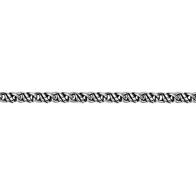 Men's LYNX Black Ion-Plated Stainless Steel Bracelet