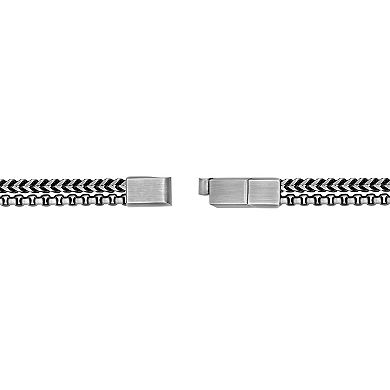 Men's LYNX Stainless Steel Double Row Bracelet