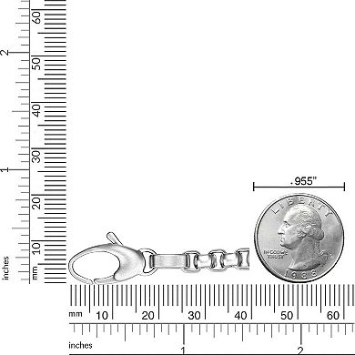 Men's LYNX Stainless Steel Round Box Chain Bracelet