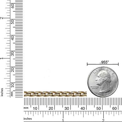 Men's LYNX Stainless Steel Round Box Chain Bracelet