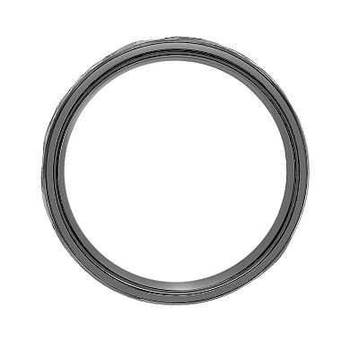 Men's LYNX Black Zirconium Ring