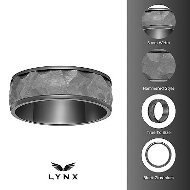 Men's LYNX Black Zirconium Ring