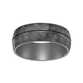 Men's LYNX Black Zirconium Ring