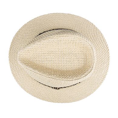 Mens Levi's® Natural Straw Twisted Cord Panama Hat