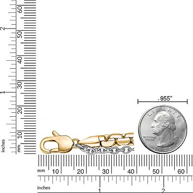 LYNX Stainless Steel Multistrand Layered Chain Necklace