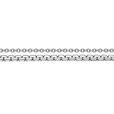 LYNX Stainless Steel Multistrand Layered Chain Necklace