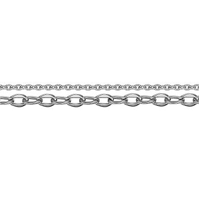LYNX Stainless Steel Multistrand Layered Chain Necklace