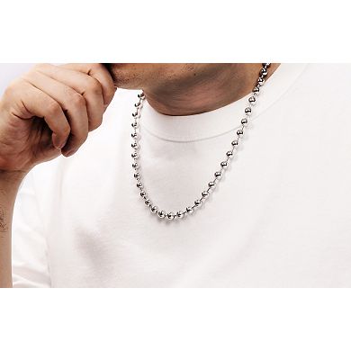 LYNX Stainless Steel Bead Chain Necklace