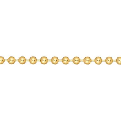 LYNX Stainless Steel Bead Chain Necklace
