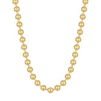 LYNX Stainless Steel Bead Chain Necklace