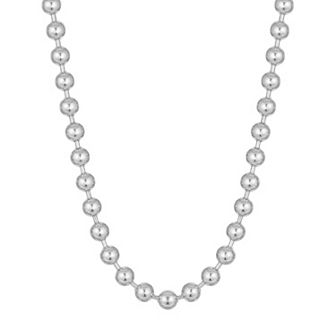 LYNX Stainless Steel Bead Chain Necklace