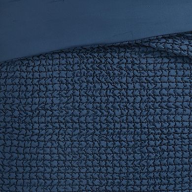 Christian Siriano New York Textured Puff Comforter Set with Shams