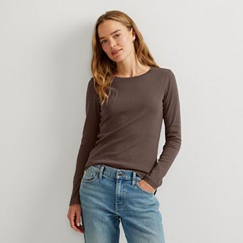 Women's Eddie Bauer Long Sleeve Favorite Crew Tee
