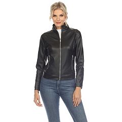 Womens Black White Mark Coats & Jackets - Outerwear, Clothing