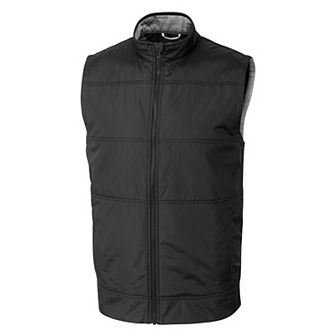 Cutter & Buck Stealth Hybrid Quilted Mens Windbreaker Vest
