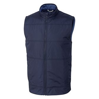 Cutter & Buck Stealth Hybrid Quilted Mens Windbreaker Vest